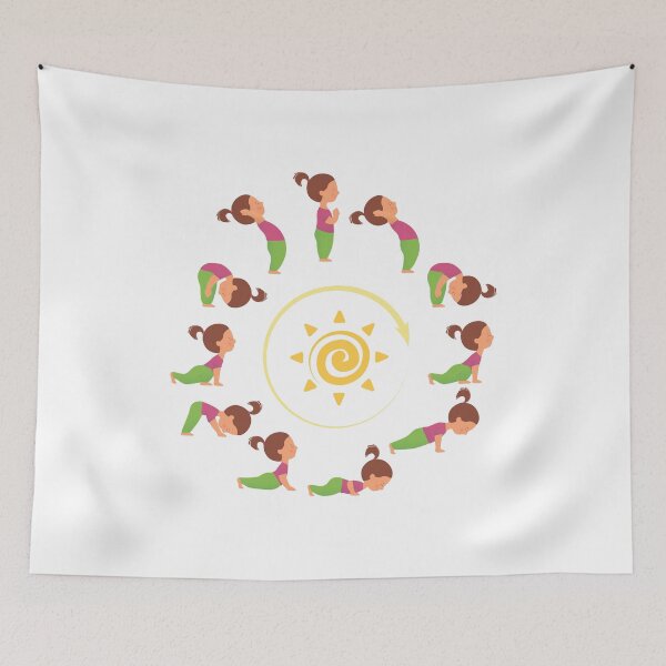Item preview, Morning yoga surya namaskar, Sun salutation.  designed and sold by CraftCloud.