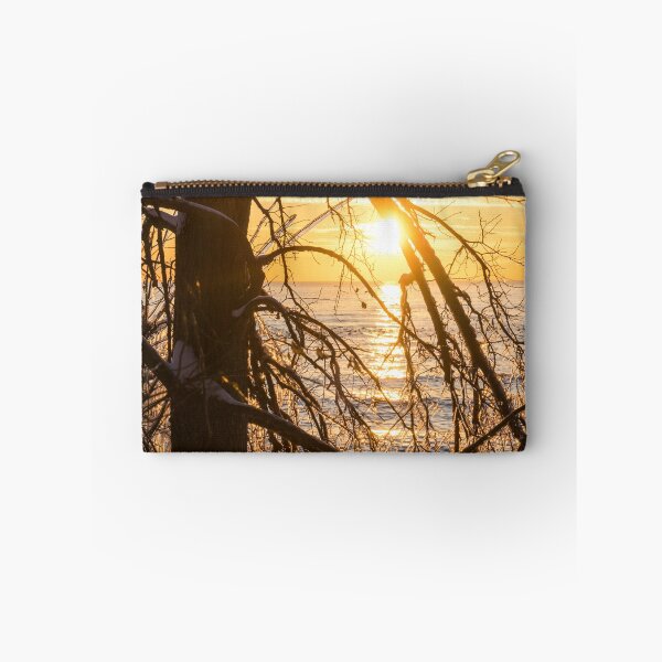 Item preview, Lacy Ice Screen - Sunrise Sub-Framed with a Filigree of Icicles designed and sold by Georgia Mizuleva.