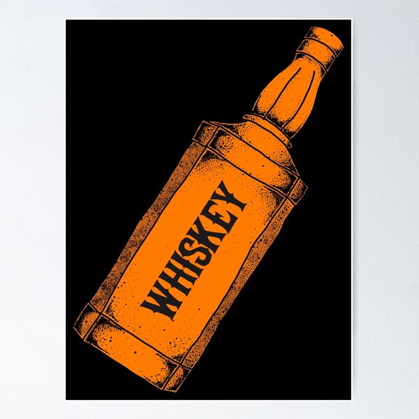 Item preview, Whiskey Bottle - Orange designed and sold by MOREDANKMEMES.