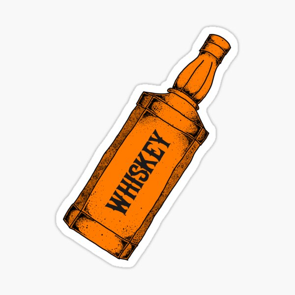 Item preview, Whiskey Bottle - Orange designed and sold by MOREDANKMEMES.