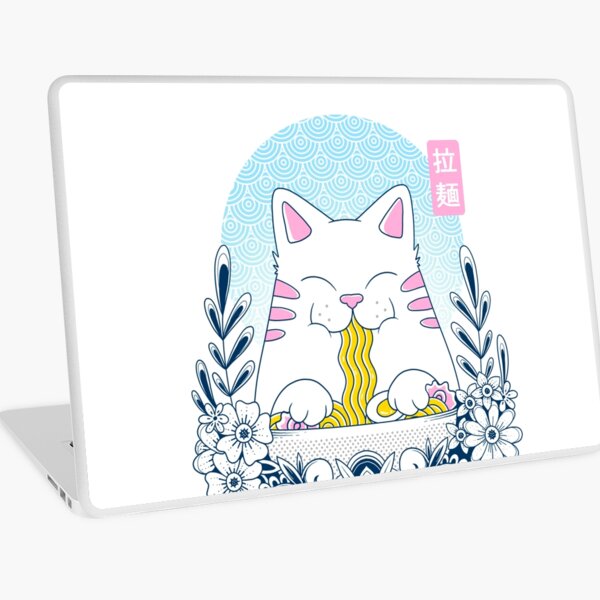 Ramen Cat Laptop Skin