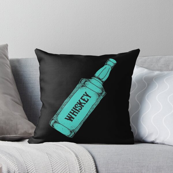 Item preview, Whiskey Bottle - Teal designed and sold by MOREDANKMEMES.