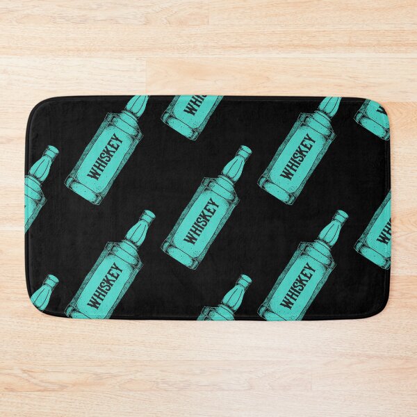 Item preview, Whiskey Bottle - Teal designed and sold by MOREDANKMEMES.