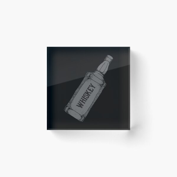 Item preview, Whiskey Bottle - Grey / Gray designed and sold by MOREDANKMEMES.