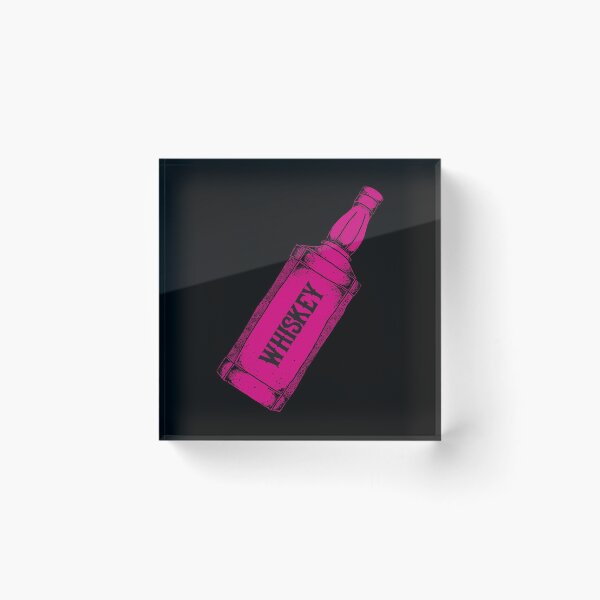 Item preview, Whiskey Bottle - Magenta designed and sold by MOREDANKMEMES.