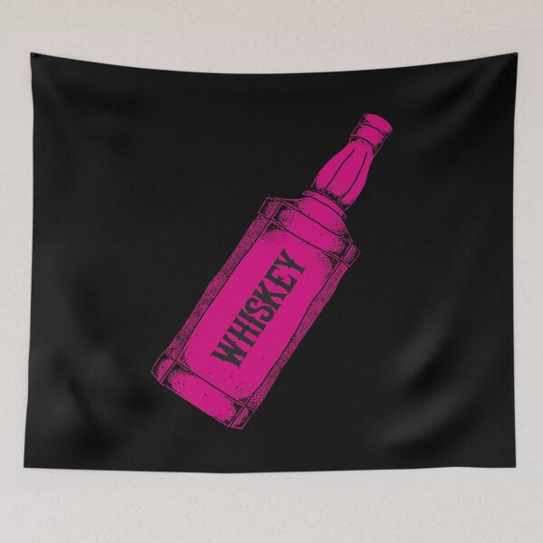 Item preview, Whiskey Bottle - Magenta designed and sold by MOREDANKMEMES.