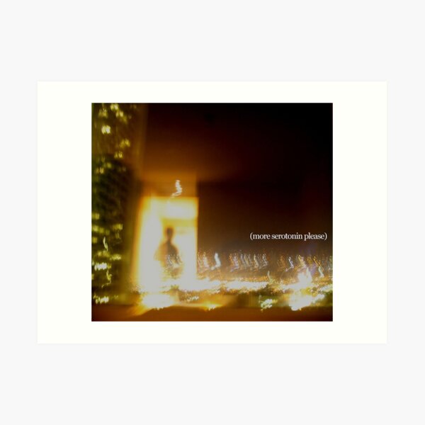 more serotonin please Art Print