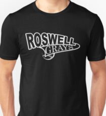 Roswell Grays Baseball Shirt White Logo Unisex T-Shirt