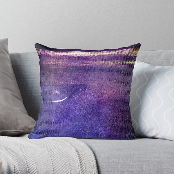 travel by monorail Throw Pillow