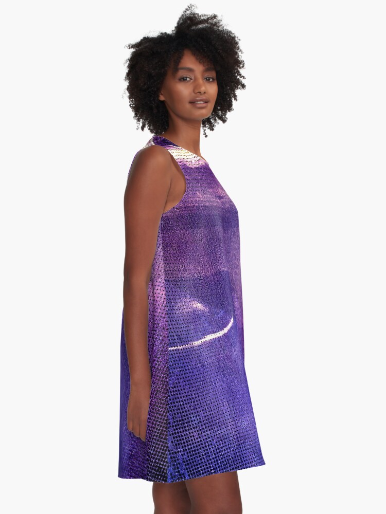 Alternate view of travel by monorail A-Line Dress
