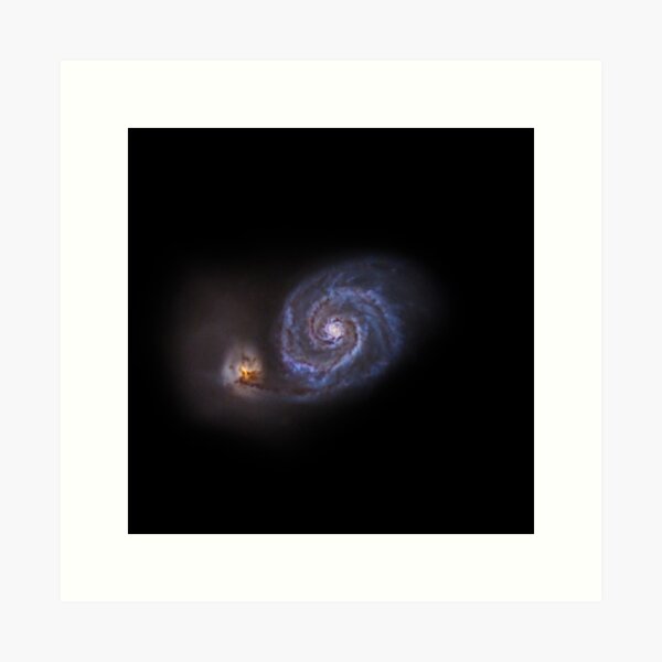 starless whirlpool nebula Art Print