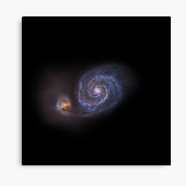 starless whirlpool nebula Canvas Print