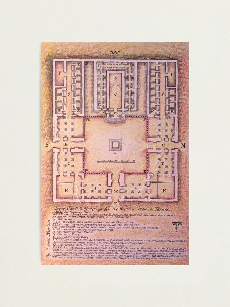 Templo De Salomao Solomon S Temple Plan Photographic Print By Terezadelpilar Redbubble