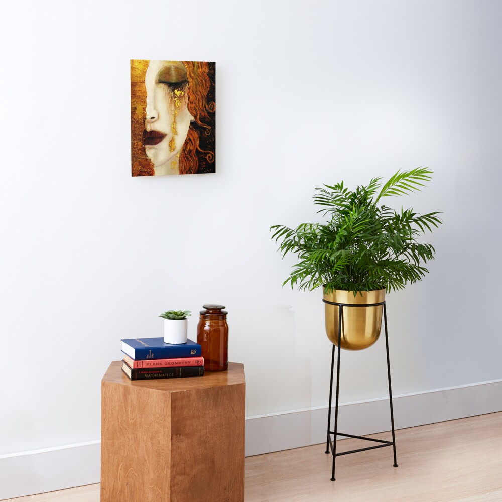 Klimt Golden Tears Mounted Print