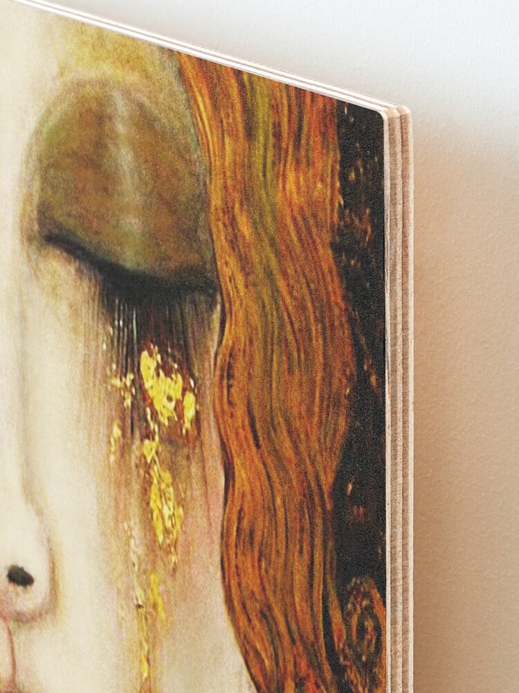 Alternate view of Klimt Golden Tears Mounted Print