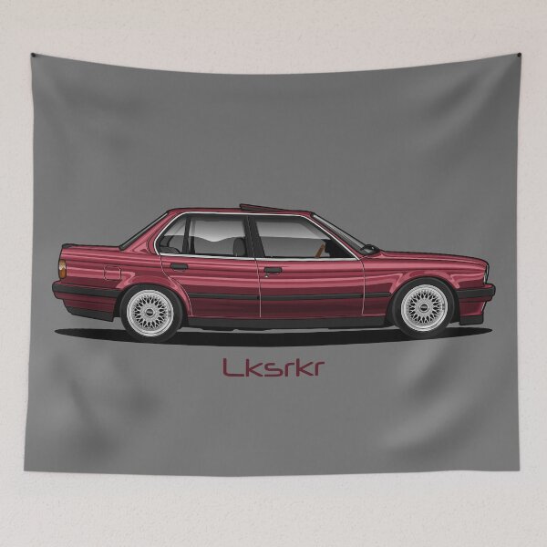 Artikelvorschau, Roter E30 - Artwork entworfen und verkauft von Lksrkr.