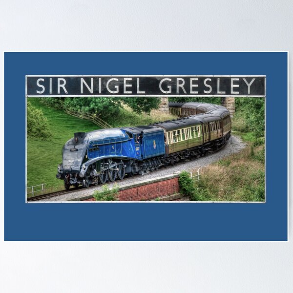 Item preview, LNER Sir Nigel Gresley and Nameplate designed and sold by Steve H Clark.