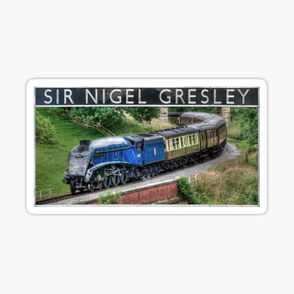 LNER Sir Nigel Gresley and Nameplate Sticker