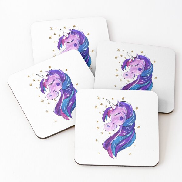 Item preview, Sparkling Purple Unicorn designed and sold by Sebastian Grafmann.