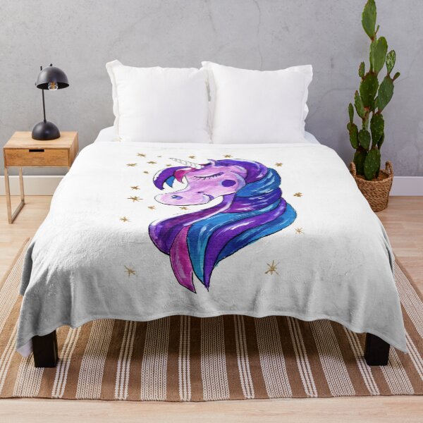 Item preview, Sparkling Purple Unicorn designed and sold by Sebastian Grafmann.