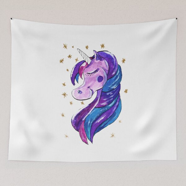 Item preview, Sparkling Purple Unicorn designed and sold by Sebastian Grafmann.