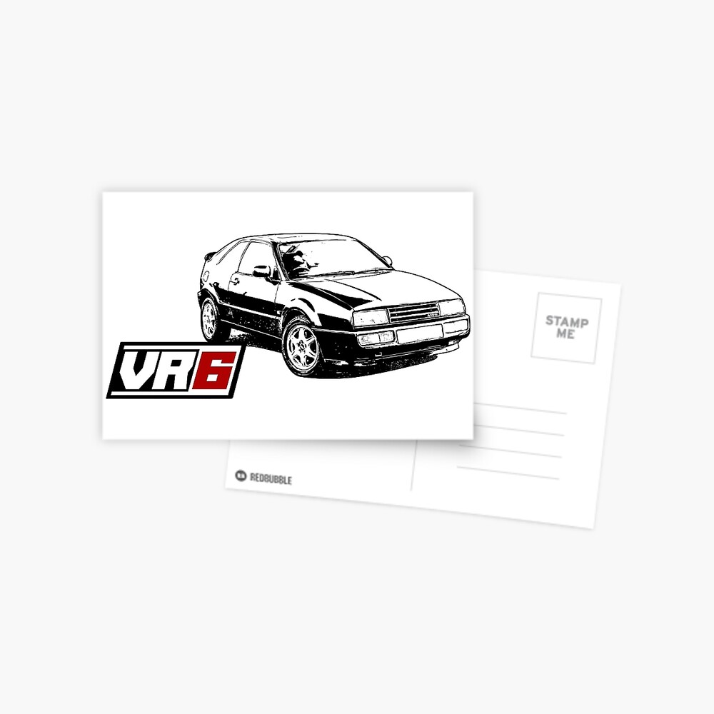 CORRADO STORM VR6 VW Poster Photo Volkswagen Stunning POSTCARD