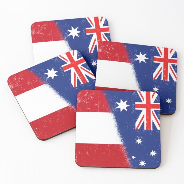 Item preview, Australia and Peru, Peruvian and Australian Flags, Banderas de Peru y Australia designed and sold by #mossasdesign.