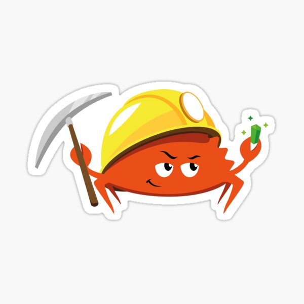 Ferris the Miner Sticker