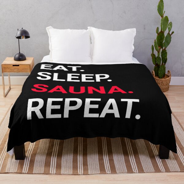 Item preview, Eat Sleep Sauna Repeat - Sauna lovers designed and sold by holo 2000.