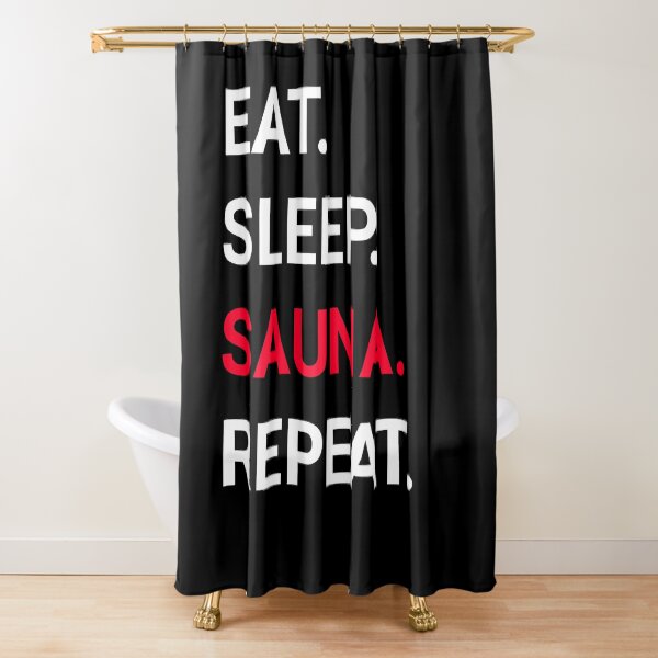 Item preview, Eat Sleep Sauna Repeat - Sauna lovers designed and sold by holo 2000.