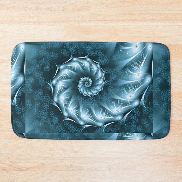 Item preview, Snowflake spiral fractal designed and sold by pinkal.