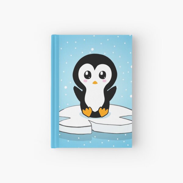 Pingüino kawaii Cuaderno de tapa dura