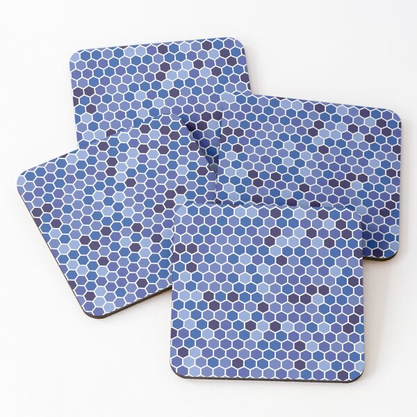 Item preview, Hexagon Blue designed and sold by YYZDesign.