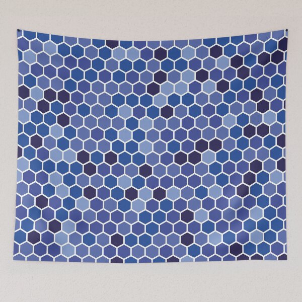 Item preview, Hexagon Blue designed and sold by YYZDesign.
