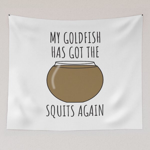 Item preview, My Goldfish has the Squits again! designed and sold by asktheanus.