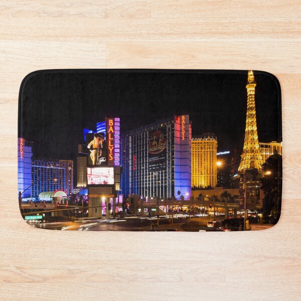 Item preview, Streaking Along the Famous Strip - Las Vegas Neon Rush designed and sold by Georgia Mizuleva.
