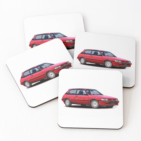 Item preview, Toyota Corolla AE82 - Red Alt designed and sold by Racing Art Store.