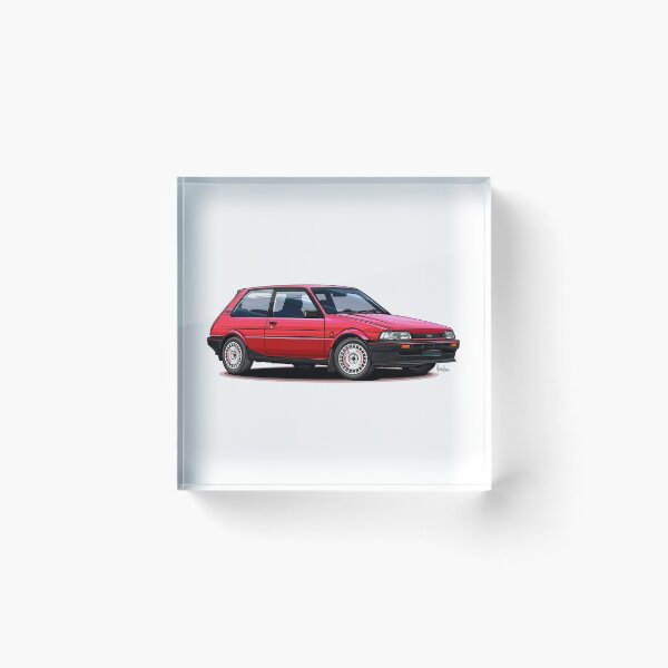 Item preview, Toyota Corolla AE82 - Red designed and sold by Racing Art Store.