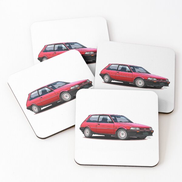 Item preview, Toyota Corolla AE82 - Red designed and sold by Racing Art Store.