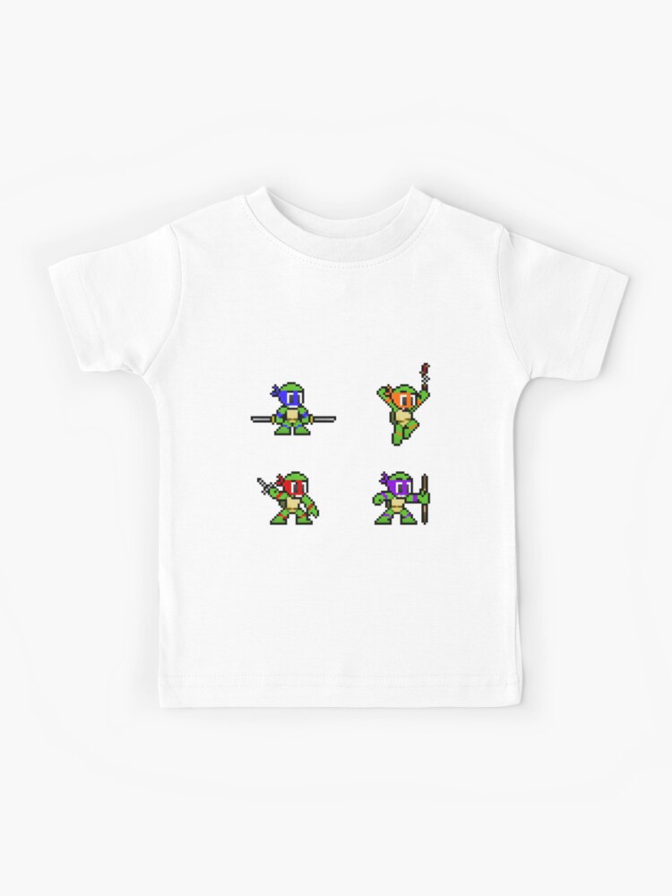 Teenage Mutant Ninja Turtles 2012 Mini Pixels | Kids T-Shirt