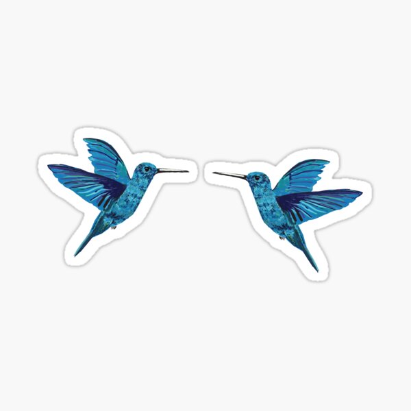 Hummingbirds Sticker