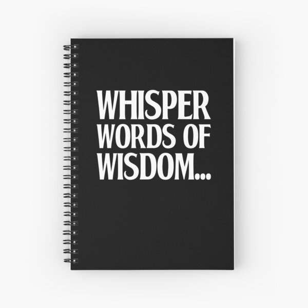 Item preview, Whisper Words of Wisdom - White Letters designed and sold by StillMeadow.