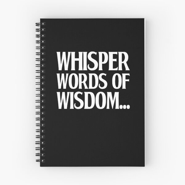 Item preview, Whisper Words of Wisdom - White Letters designed and sold by StillMeadow.