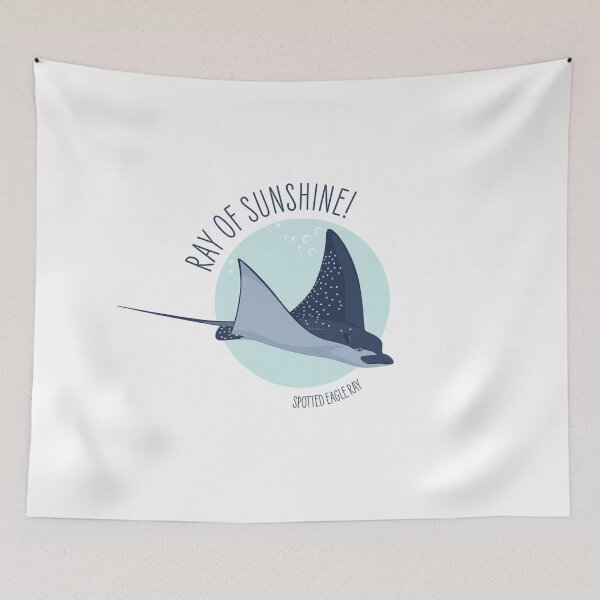 Item preview, Ray of Sunshine - Spotted Eagle Ray designed and sold by thesailfish.