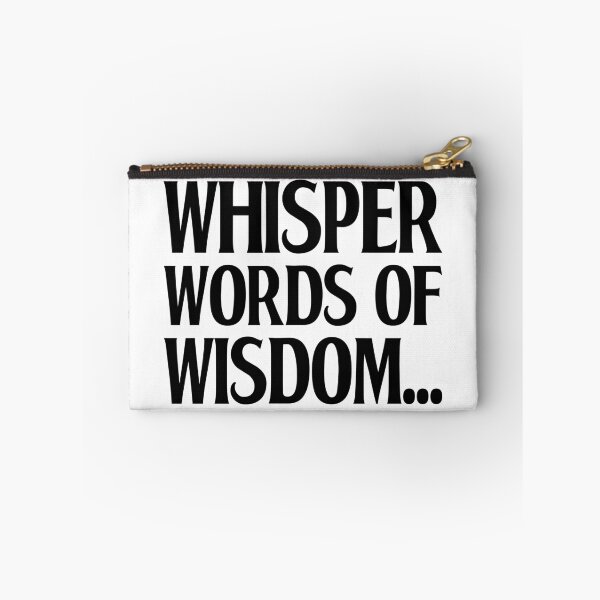 Item preview, Whisper Words of Wisdom - Black Letters designed and sold by StillMeadow.