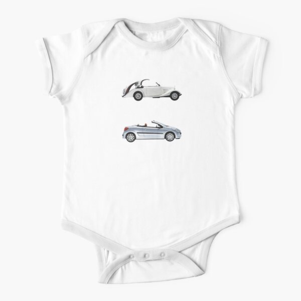 Peugeot 6 Gti Silver Baby One Piece By Yeomanscarart Redbubble