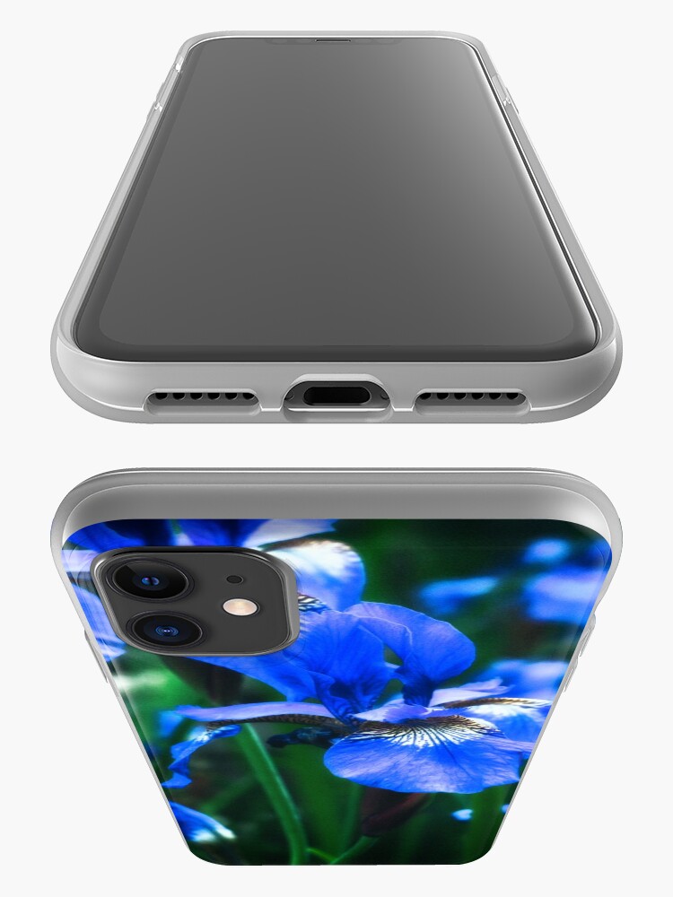 Alternate view of Blue Iris Flower - Art Photography iPhone Case & Cover