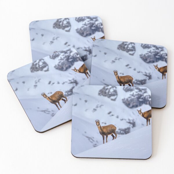 Item preview, Chamois in the snow designed and sold by DesignAstur.