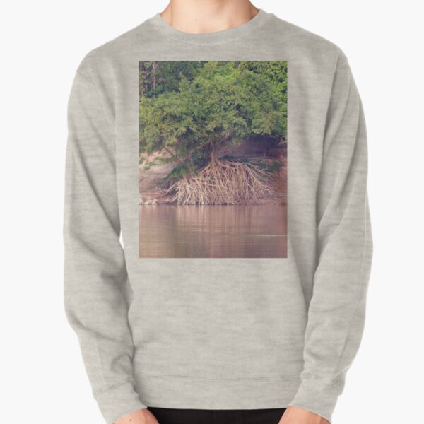 Mangrove Trees on the Mekong River Bank Laos Pullover Sweatshirt