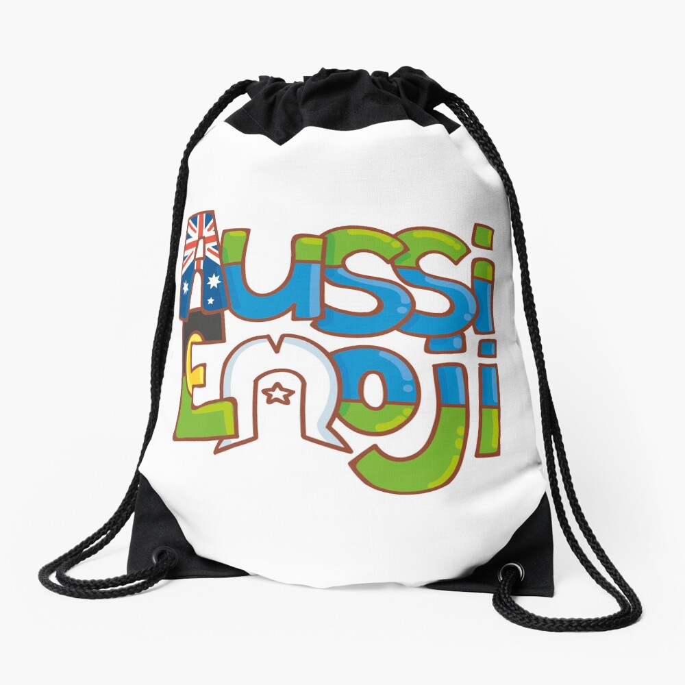 AussiEmoji Australia Drawstring Bag